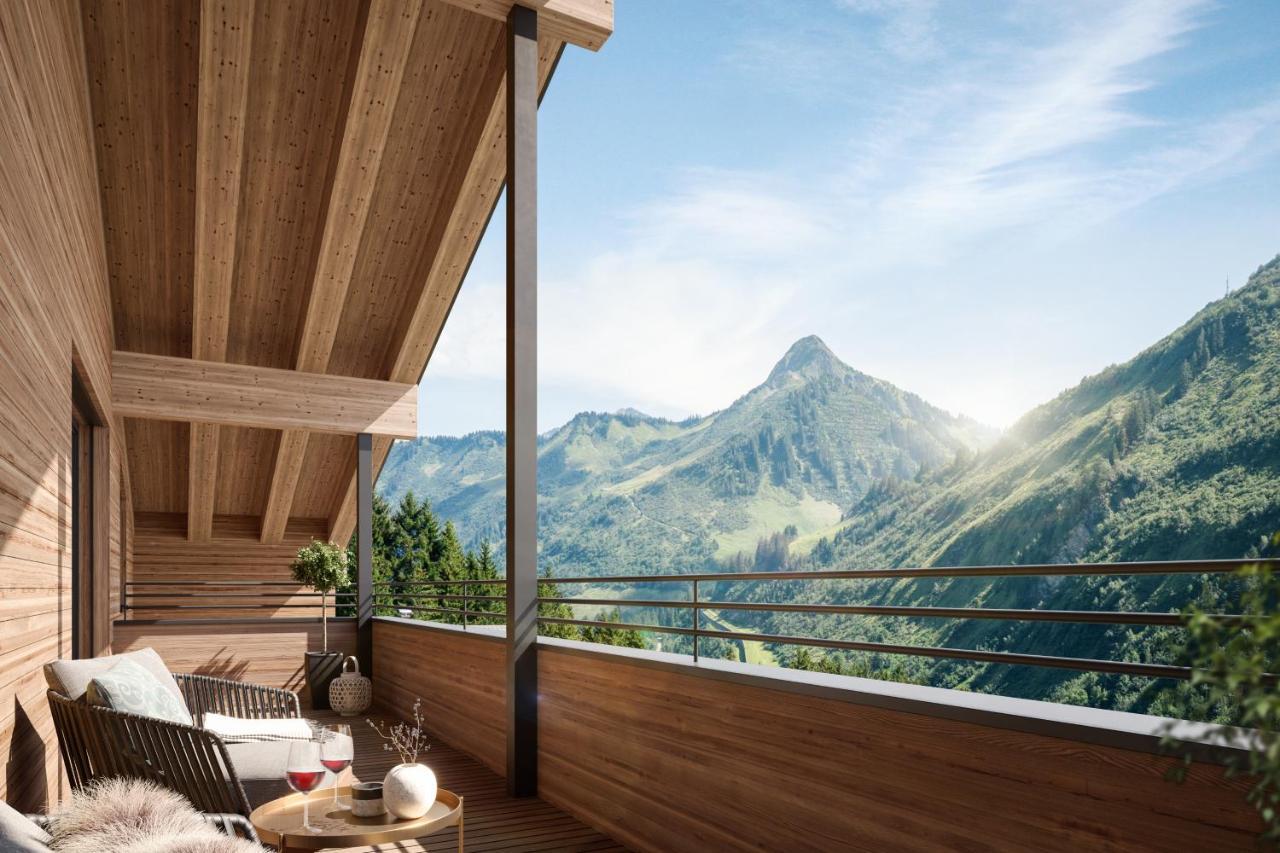 Alpenstolz Damuels Haus 1 - Stilvoll Urlauben In Den Bergen Lägenhet Exteriör bild